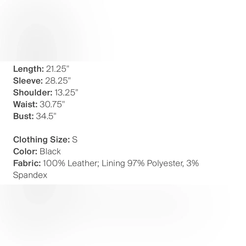 Alice + Olivia Leather Jacket - XS, Black and Navy Blue - Picture 4 of 4